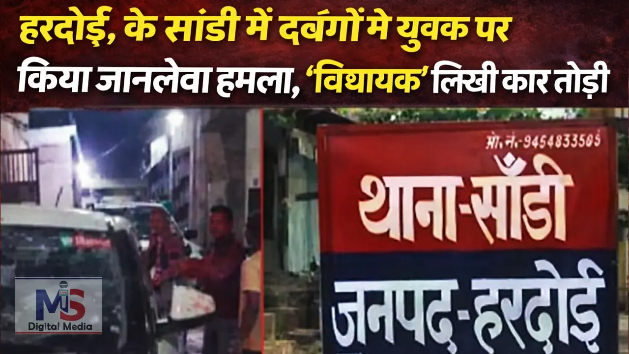 hardoi sandi yuvak par janleva hamla