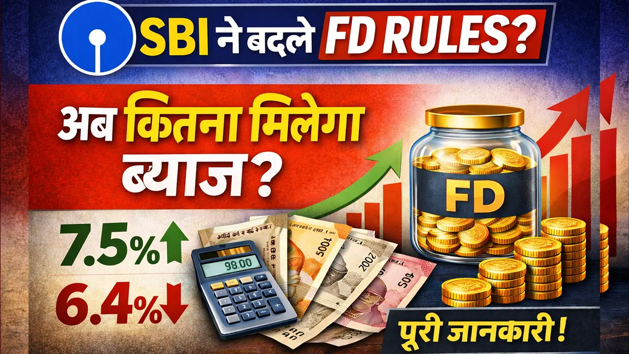 SBI FD Ke New rules interest rate 2026